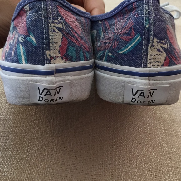Vans Van Doren pattern denim/palm fronds - Picture 2 of 8